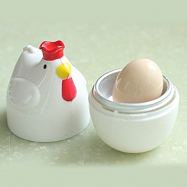 可愛母雞造型微波蒸蛋器 實用聖誕交換禮物