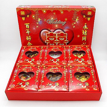 訂婚十二禮 婚禮習俗六色糖禮盒
